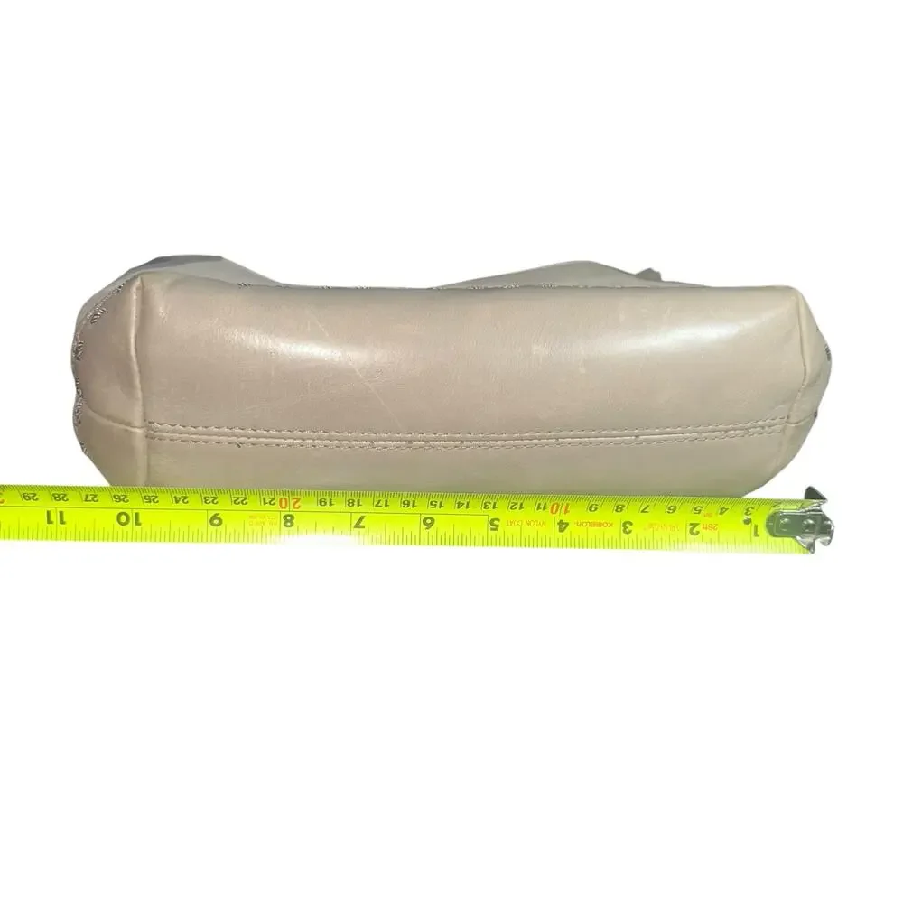 The Sak Leather Shoulder Bag Cream Brown Handle Boho Minimalist slouchy - Picture 7 of 13